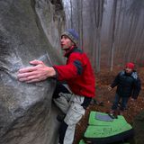 Chřiby bouldering Seník