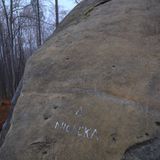 Chřiby bouldering Seník