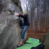 Chřiby bouldering Seník