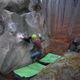 Chřiby bouldering Seník