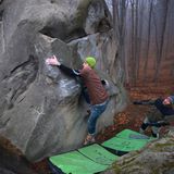 Chřiby bouldering Seník