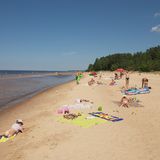 Pláž v Lotyšsku